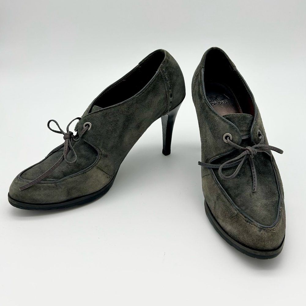 CIRCA JOAN & DAVID - Suede Gray High Heels
